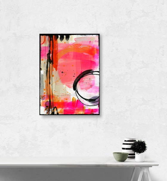 Enjoy Life 4  - Abstract Painting  by Kathy Morton Stanion