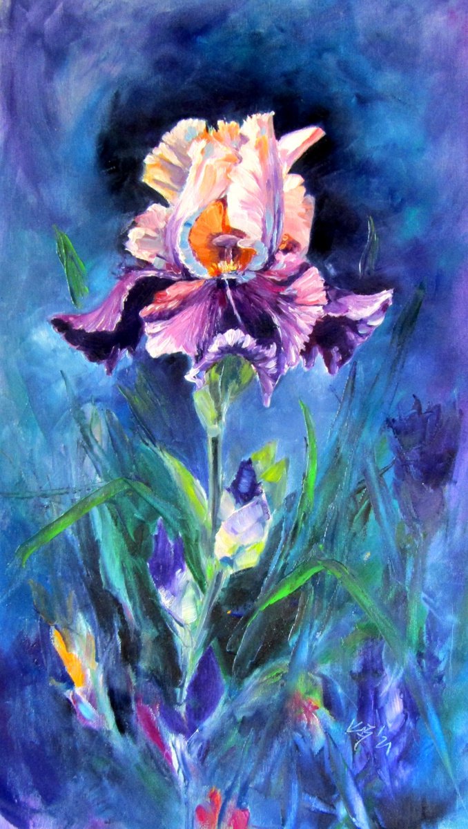 Purple lily by Kovacs Anna Brigitta