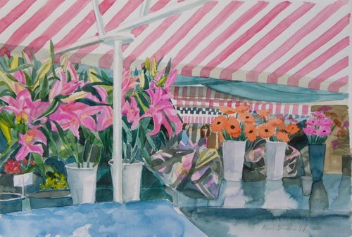 The Flower Market by Mary Stubberfield