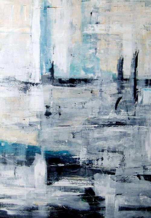 Foghorns at Dawn (36x60) by Lil Nutter