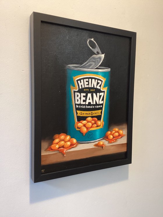 Large Tin Of Baked beans  still life