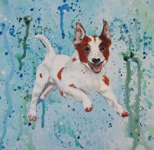 Jack Russell Terrier Puppy by MARJANSART