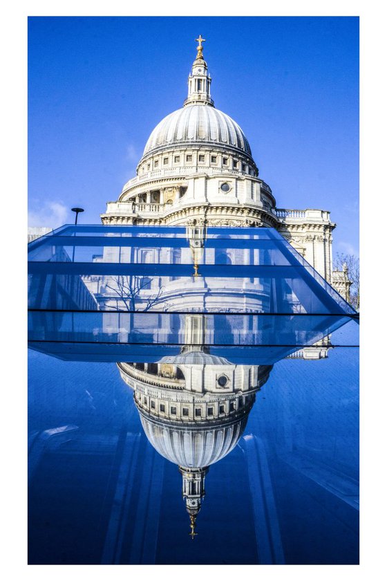 St Paul's :Thames ident  ( LIMITED EDITION 1/50) 12"x8"with a white boarder