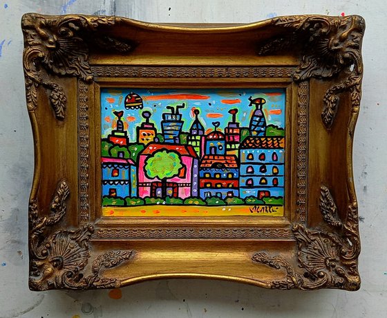 Antique Imaginary View of London