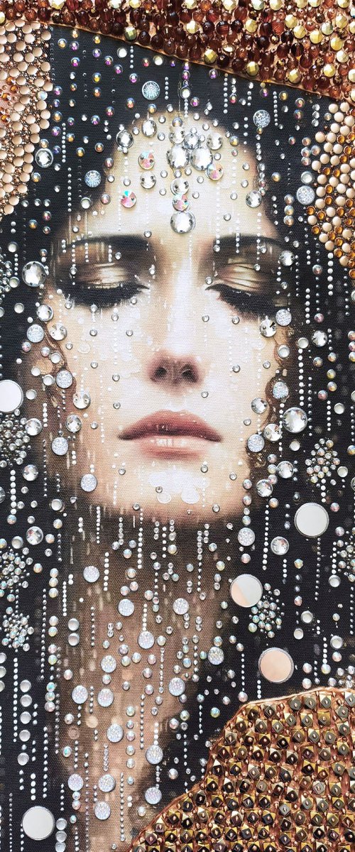 Woman in the rain by BAST