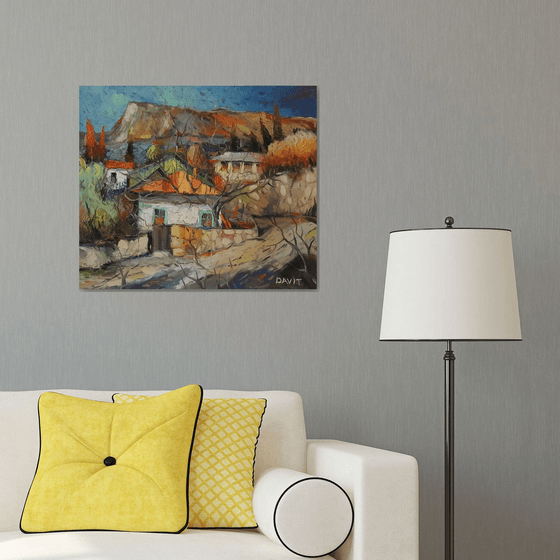 Village Under the Golden Ridge