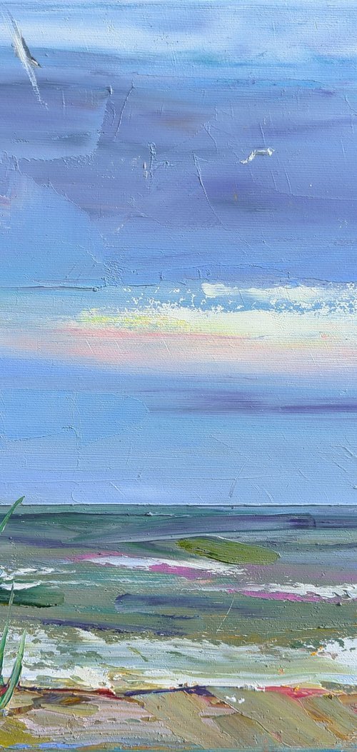 A quiet evening by the sea by Helen Shukina