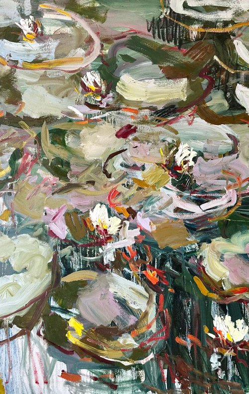 Summer pond by Lilia Orlova-Holmes