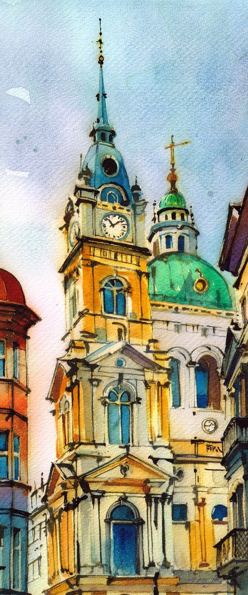 Buildings in Prague by REME Jr.