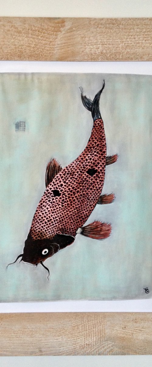 Koi fish by Eleanor Gabriel