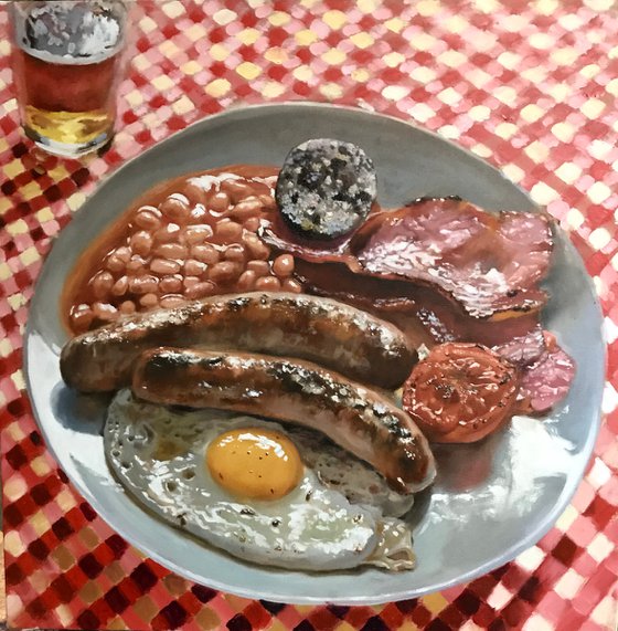 Full English with Beer