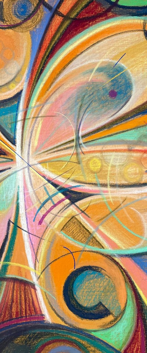 Pastel Abstract 4.3 by Mark Purllant