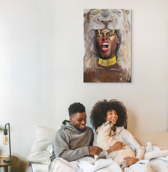 Afro-Crown - Art Print - House Decor