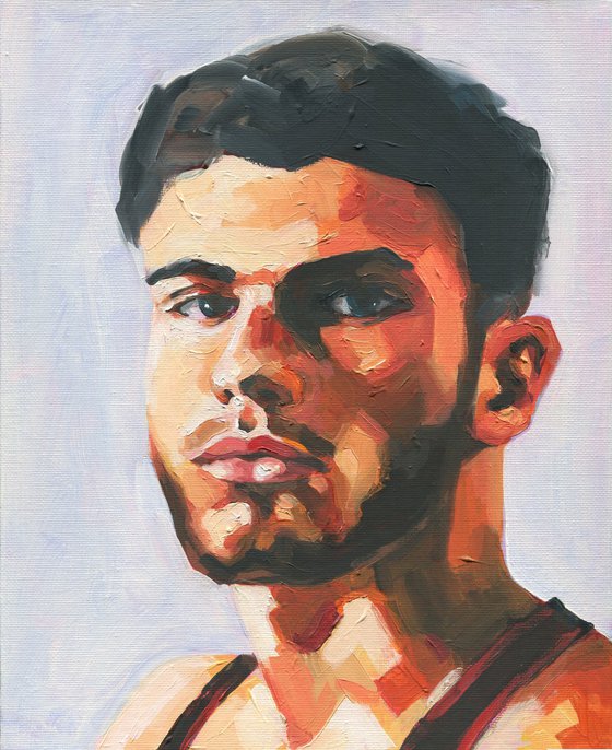 The Thoughtful Glance - Male portrait