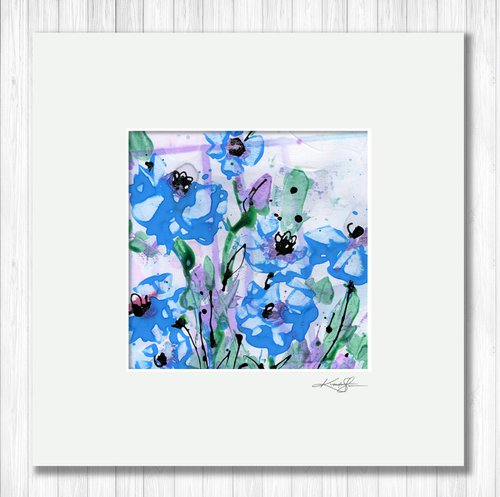 Flowers 4 - Floral Painting by Kathy Morton Stanion by Kathy Morton Stanion