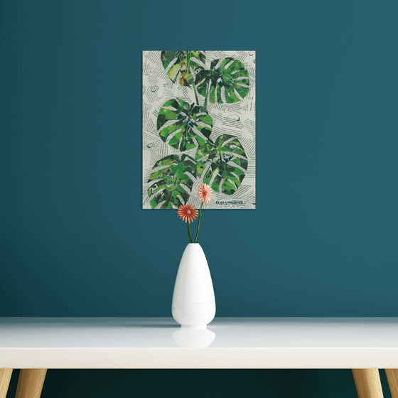 Monstera #3, collage