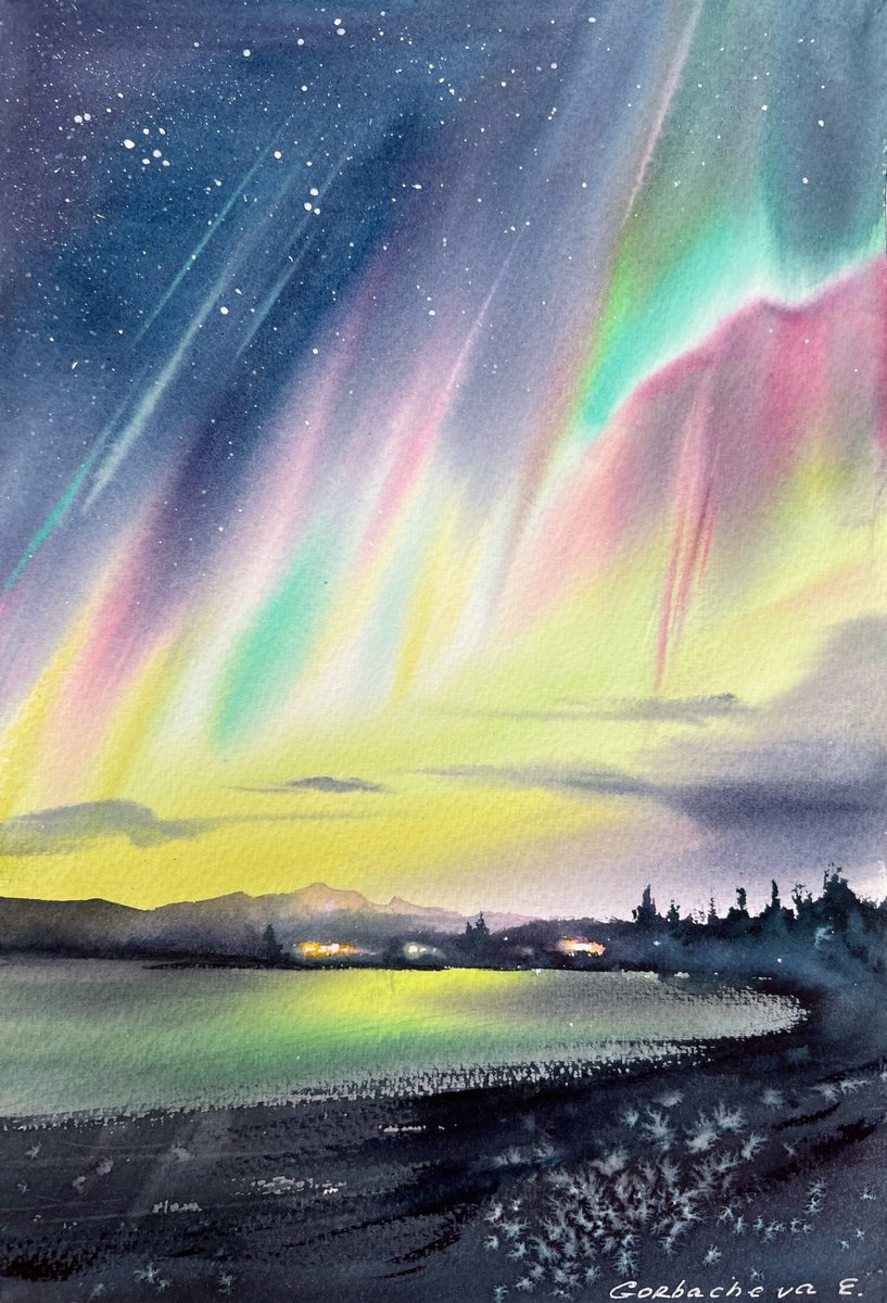 Northern lights #31 by Eugenia Gorbacheva
