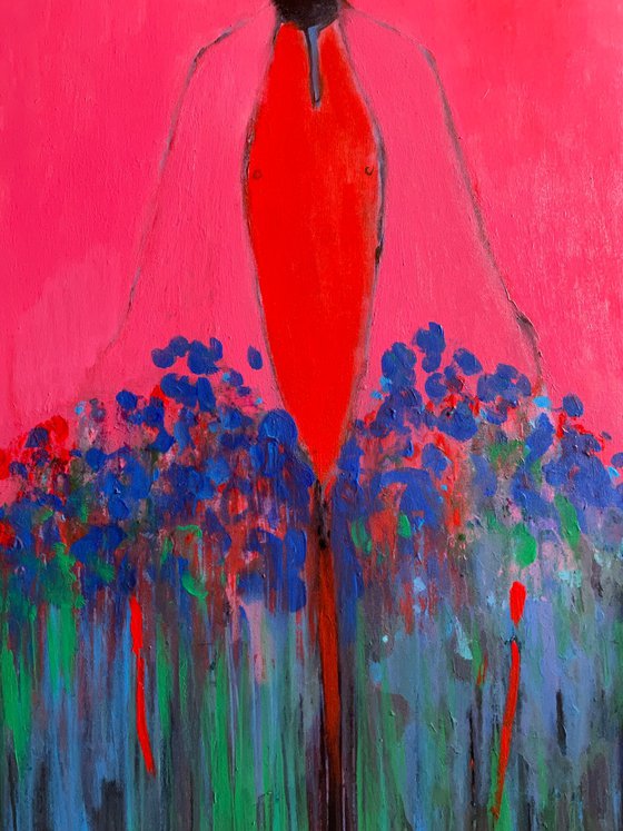 Girl With Flowers — II