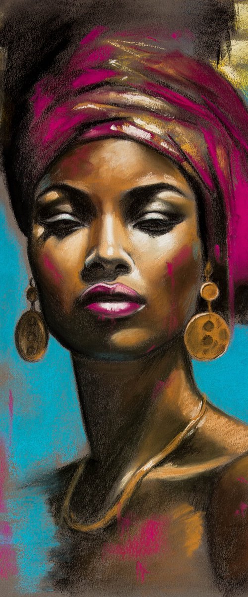 African woman by Inna Medvedeva