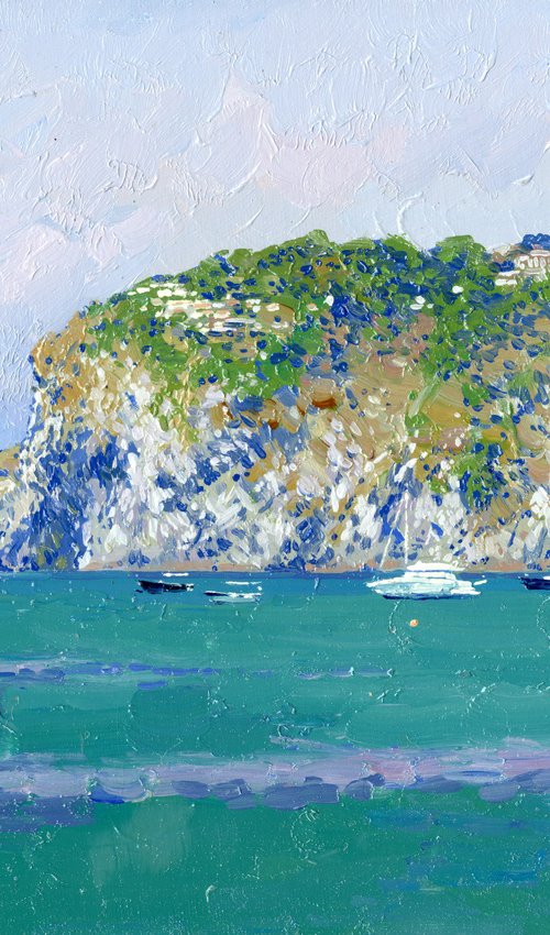Harbor in Ischia by Simon Kozhin