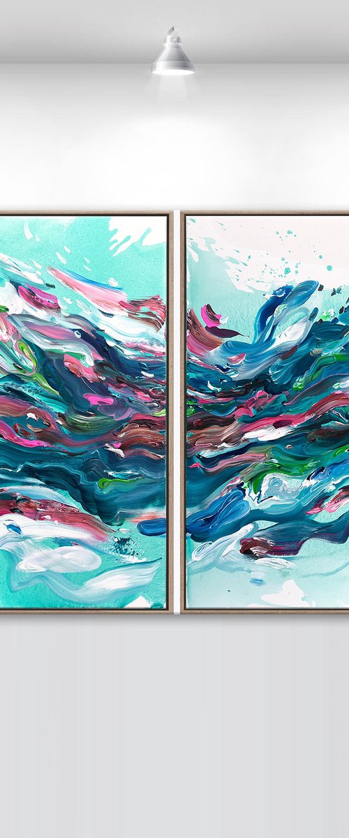 'Tempestus' - diptych by Tatiana Georgieva