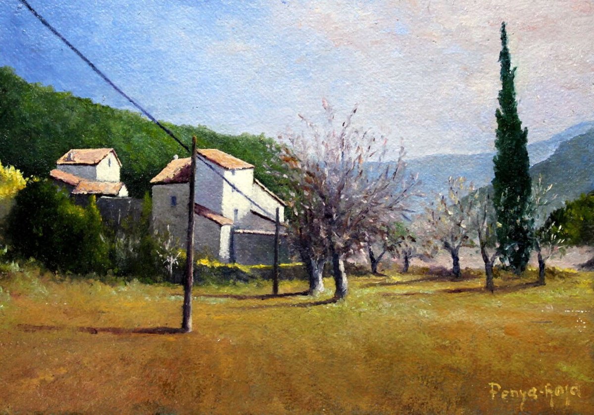 Masia del cipres, invierno by Vicent Penya-Roja