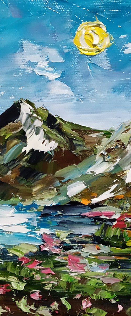 Sunny day in mountains by Nataliia Plakhotnyk
