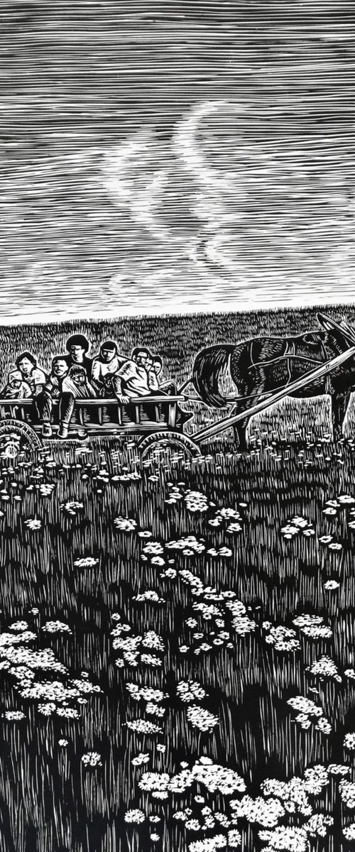 On the Cart by Sergei Monin