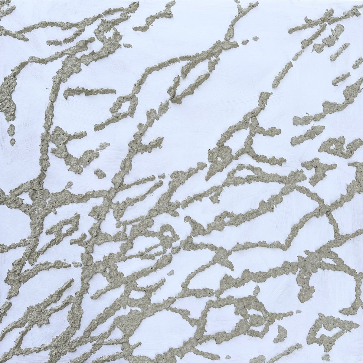 Organic Abstract Painting By Nataliya Lemesheva, 31 X 31", Shadow 45, Original Artwork