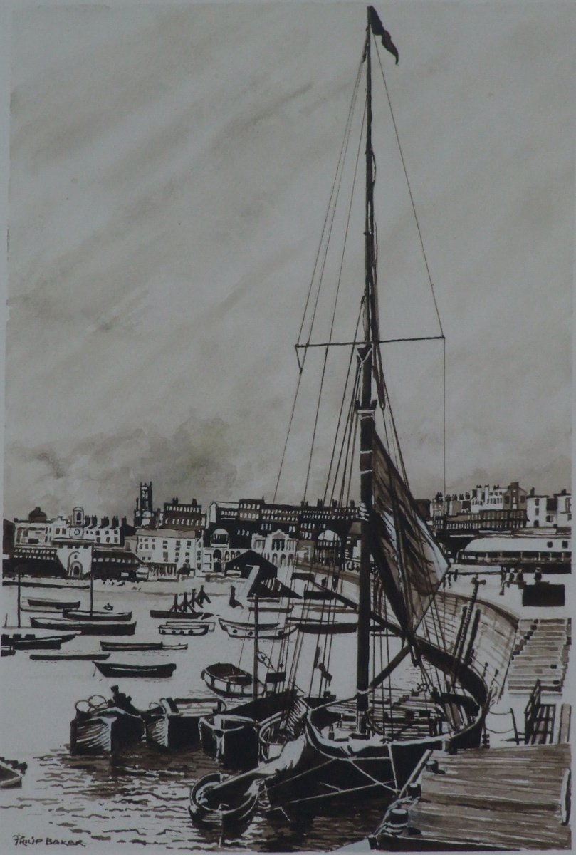 The Harbour Ramsgate by Philip Baker