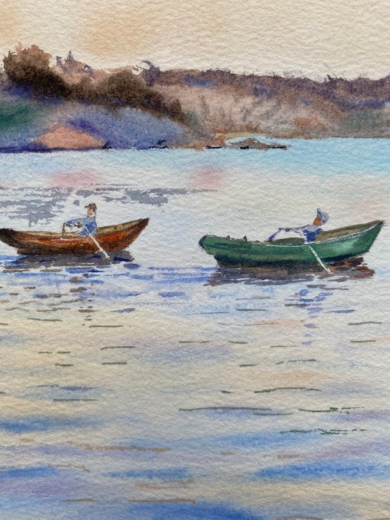 Copy of Zorn "Boat Race"