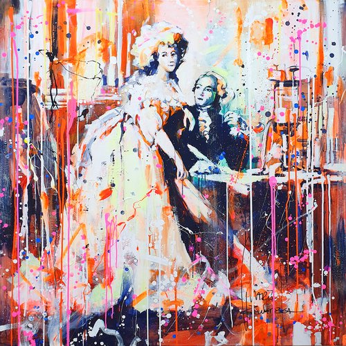 The Lavoisier's marriage by Marta Zawadzka