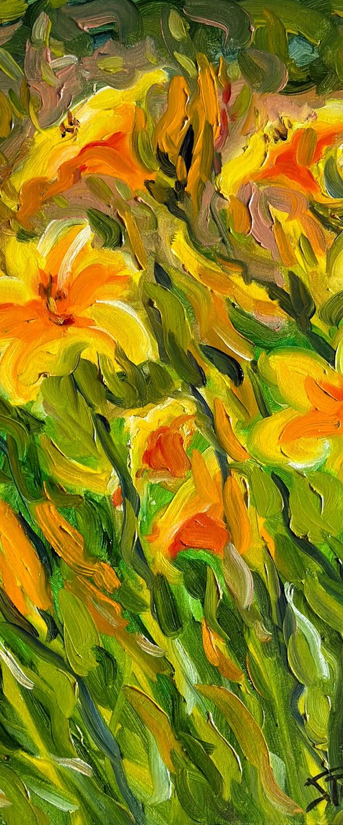 Orange Lilies by Bill Stone