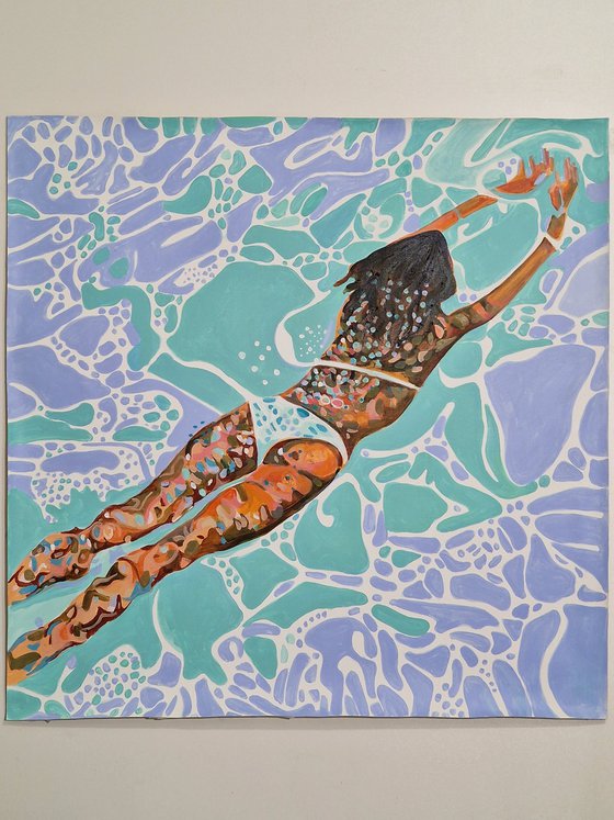 Underwater Pastel Green