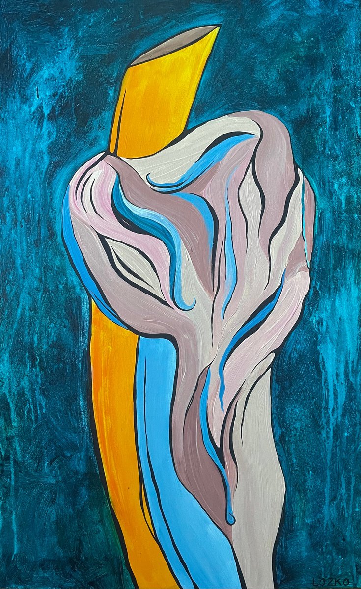 Diana Lozko - Metamorphosis, acrylic art painting by Diana Lozko