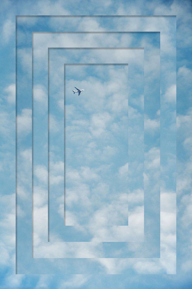 Surrealistic Landscape Photograph By Journey Gong, 16 X 24", Layered Sky, Original Artwork