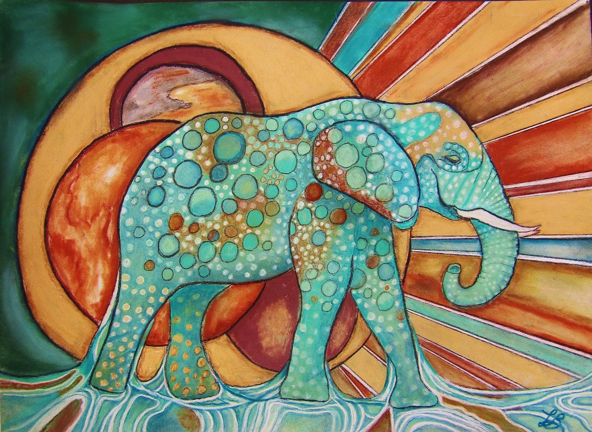 Sun Elephant by Linda Burnett