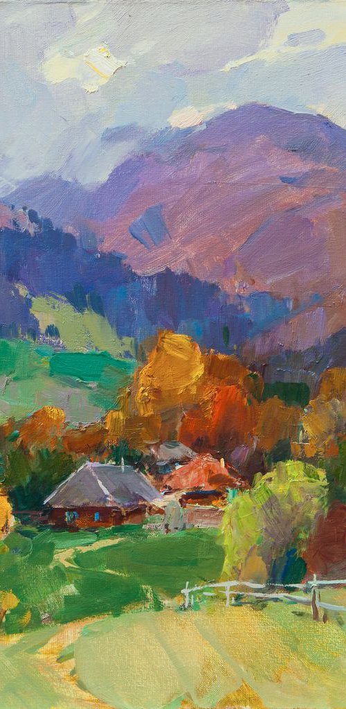 October in the Carpathians by Aleksandr  Kryushyn
