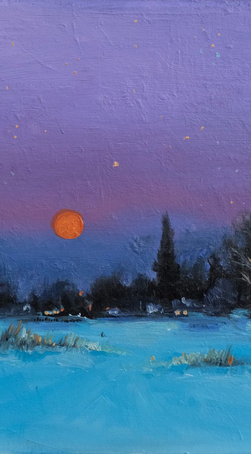 on a winters eve by Kerry Lisa Davies