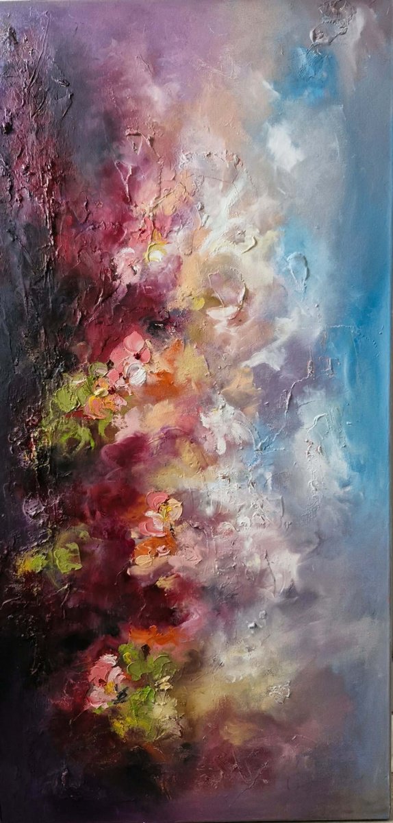 Emergnce By Anna Schofield, 20 X 39, Artwork For Sale On Artfinder