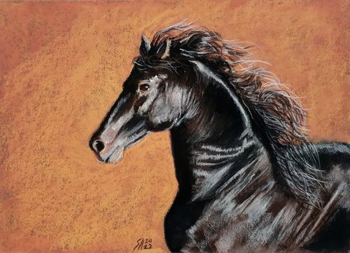 Horse III /  ORIGINAL PAINTING by Salana Art Gallery