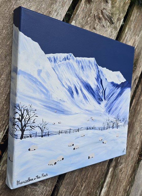 Blencathra and the flock