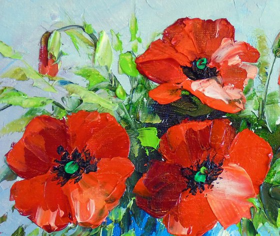 Bouquet of poppies