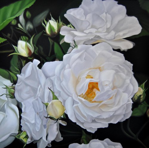 Roses painting by Simona Tsvetkova