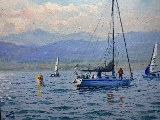 Seascape with Sailboats 53