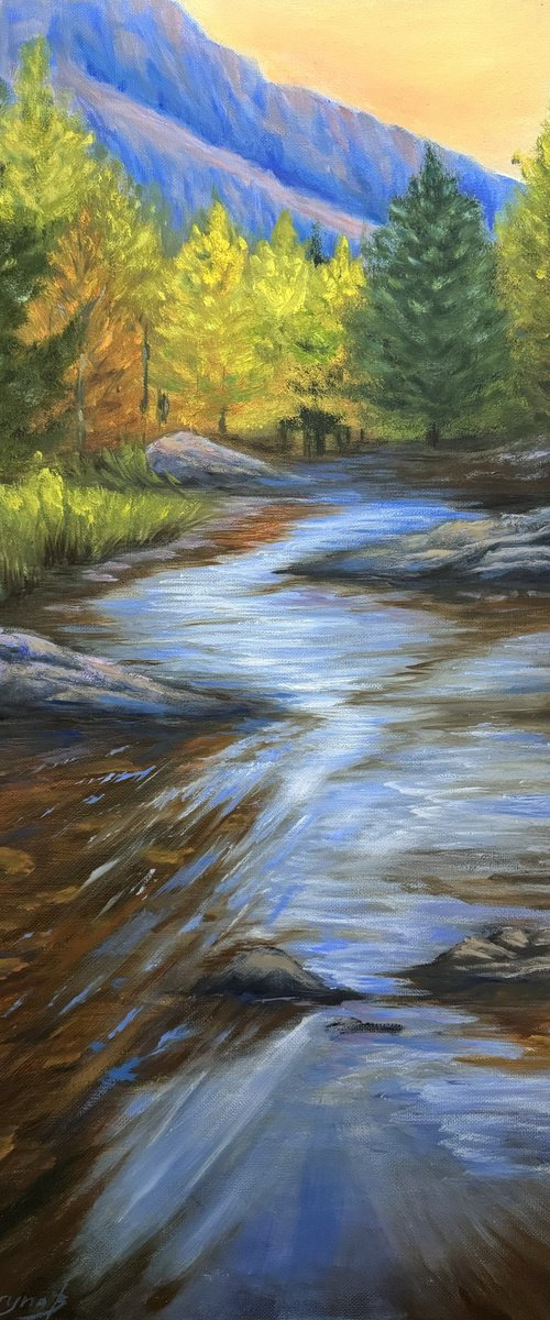 Mountain river by Kateryna Boykov