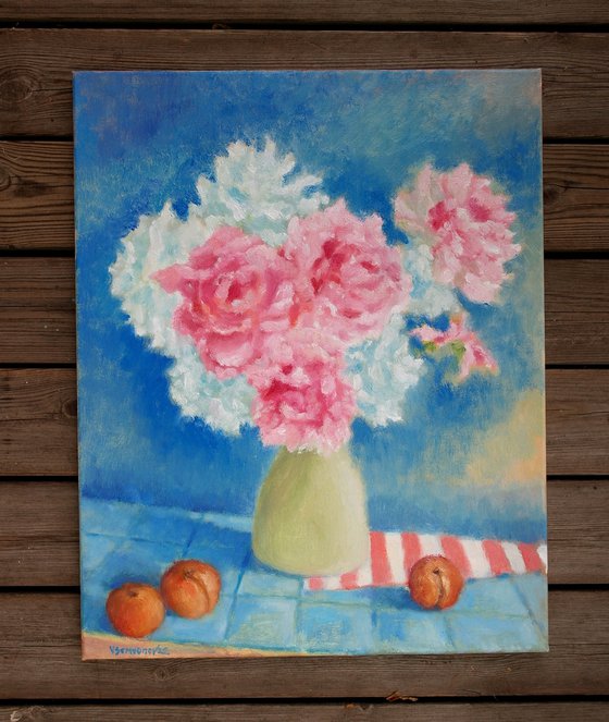 Peonies in a Vase