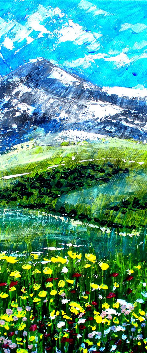 Alpine Meadow II by Paul J Best
