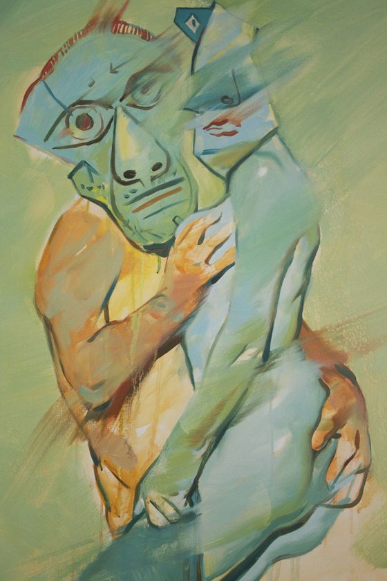 "Picasso with his girlfriend 2" from the series "Picasso"