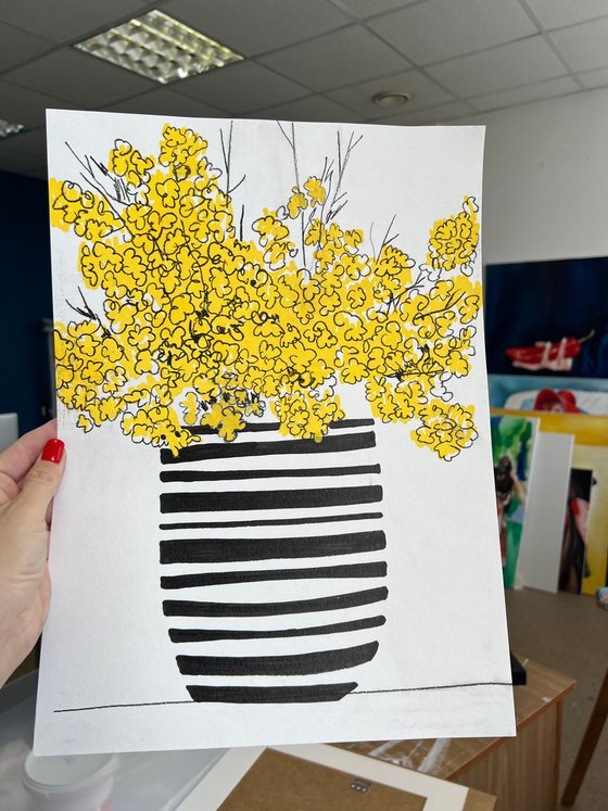 Yellow Flower illustration